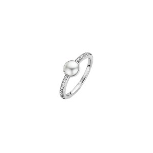 Сребърен дамски пръстен с перла Ti Sento 12308PW