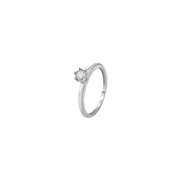 Дамски пръстен от бяло злато с диамант Bliss 20084185