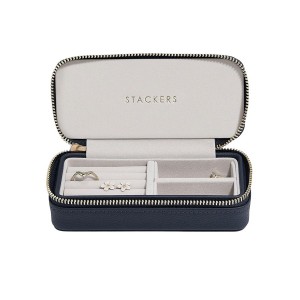 Практична кутия за бижута Stacker Теа, тъмносиня