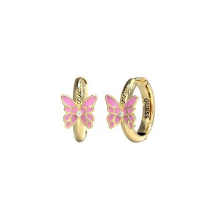 Дамски обеци с емайл Guess JUBE04106JWYGLPT/U