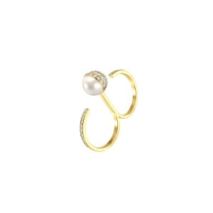 Двоен дамски пръстен Guess JUBR04453JWY