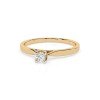 Златен дамски пръстен с диамант 0.06Ct Cara Diamanti K101-10034Y(2.5)/14K