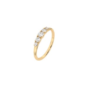 Златен дамски пръстен с диаманти 0.15Ct и 0.27Ct Cara Diamanti K101-10128Y/14K