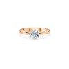 Дамски пръстен от розово злато с диамант 0.70Ct Cara Diamanti K101-10151R(5.7)/14K