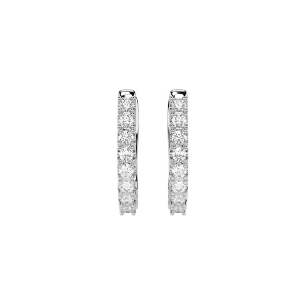Дамски обеци от бяло злато с диаманти 0.32Ct Cara Diamanti K102-10044/2W/14K