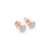 Дамски обеци от розово злато с диаманти 0.16Ct и 0.14Ct Cara Diamanti K102-10072R/14K