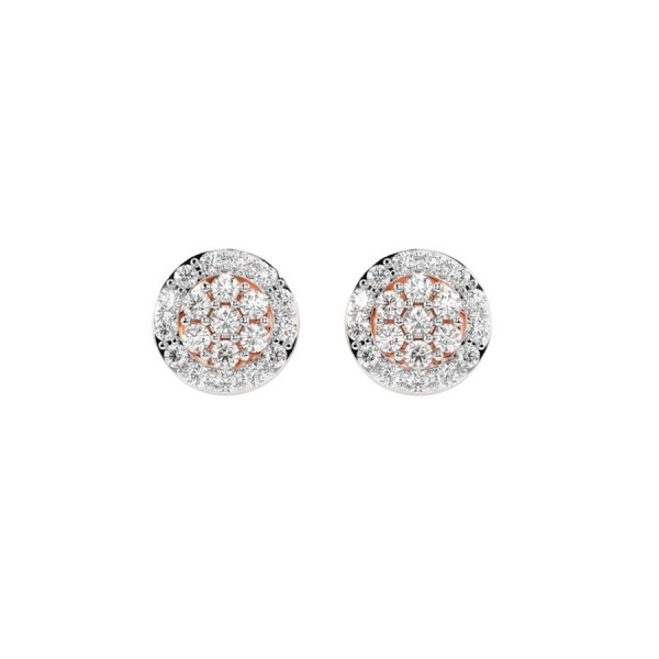 Дамски обеци от розово злато с диаманти 0.16Ct и 0.14Ct Cara Diamanti K102-10072R/14K