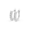 Дамски обеци от бяло злато с диаманти 0.60Ct Cara Diamanti K102-10098W(2.5)/14K