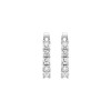 Дамски обеци от бяло злато с диаманти 0.60Ct Cara Diamanti K102-10098W(2.5)/14K