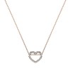 Дамско колие от розово злато с диаманти 0.09Ct Cara Diamanti K104-10051R/14K