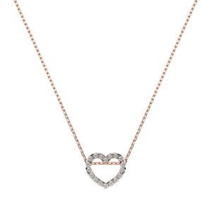 Дамско колие от розово злато с диаманти 0.09Ct Cara Diamanti K104-10051R/14K