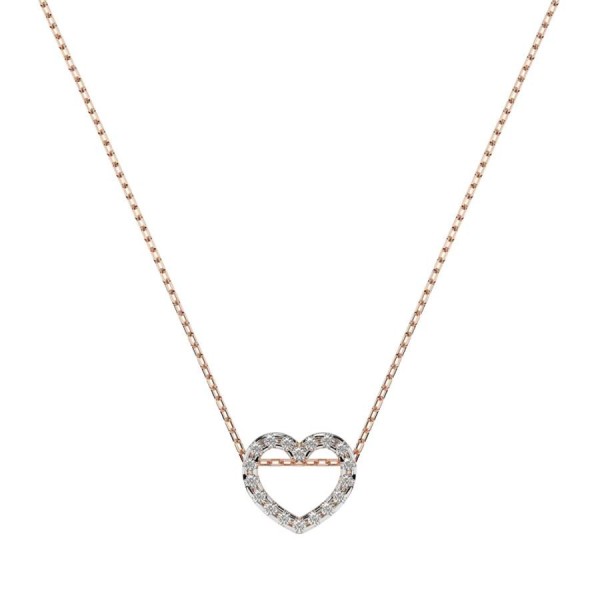 Дамско колие от розово злато с диаманти 0.09Ct Cara Diamanti K104-10051R/14K