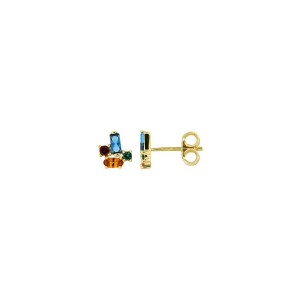 Дамски обеци от злато Cara Diamanti OR5201 C4