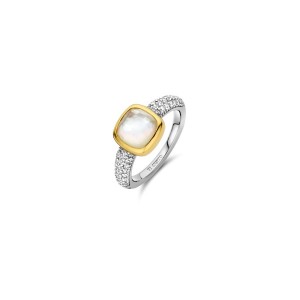 Сребърен дамски пръстен със седеф Ti Sento 12331MW
