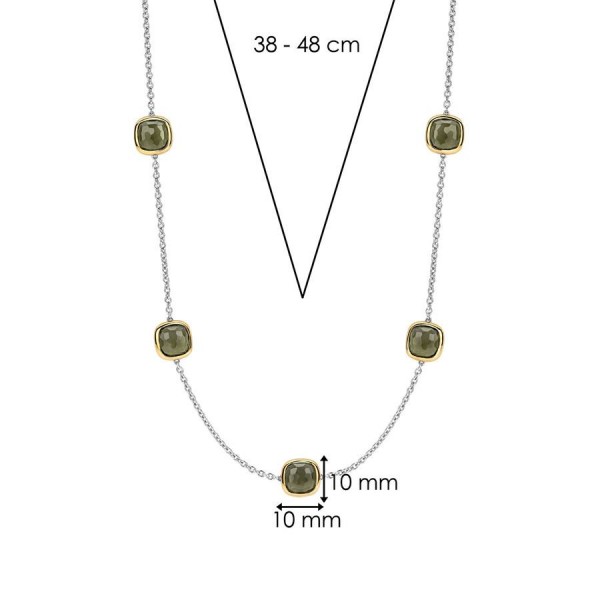 Сребърно дамско колие Ti Sento 34078KA