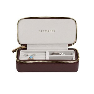 Практична кутия за бижута Stackers Теа, бордо