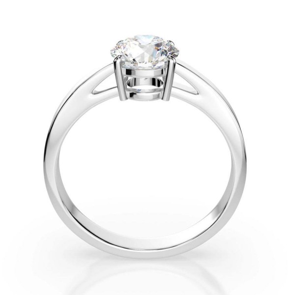 Дамски пръстен от бяло злато с диамант 0.70Ct Cara Diamanti K101-10012W(5.7)