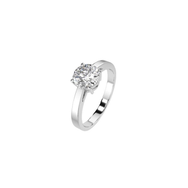 Дамски пръстен от бяло злато с диамант 0.70Ct Cara Diamanti K101-10012W(5.7)