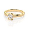 Златен дамски пръстен с диамант 0.30Ct