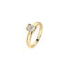 Златен дамски пръстен с диамант 0.30Ct
