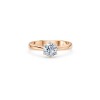 Дамски пръстен от розово злато с диамант 1.00Ct Cara Diamanti K101-10151R(6.5)/14K