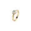 Златен дамски пръстен с диамант 0.4Ct