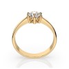 Златен дамски пръстен с диамант 0.4Ct