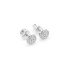 Дамски обеци от бяло злато с диаманти 0.16Ct и 0.14Ct Cara Diamanti K102-10072W/14K
