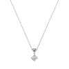 Дамско колие от бяло злато с диамант 0.08Ct Cara Diamanti K104-10014W(2.7)/14K