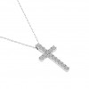 Дамско колие от бяло злато с диаманти Cara Diamanti K104-10028W