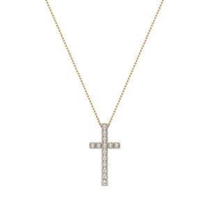 Златно дамско колие с диаманти 0.20Ct Cara Diamanti K104-10025Y/14K