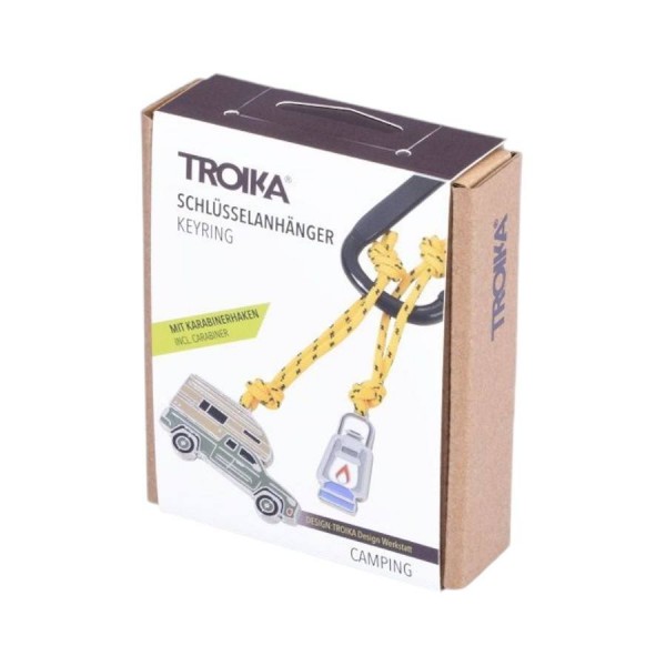 Ключодържател Къмпинг Troika KR21-06/BK