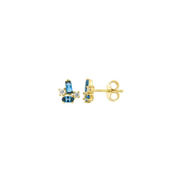 Дамски обеци от злато Cara Diamanti OR5201 C8