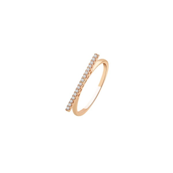 Златен дамски пръстен с диаманти Cara Diamanti К101-10083/Y