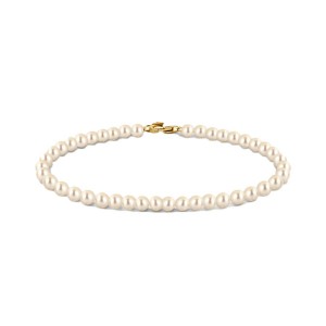 Златна дамска гривна с перли Blush 2253YPW