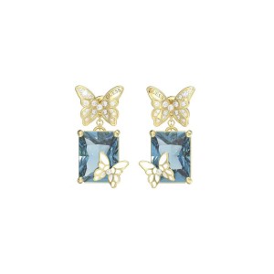 Дамски обеци с емайл Guess JUBE04089JWYGABT/U