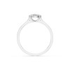 Дамски пръстен от бяло злато с диаманти 0.15Ct и 0.15Ct Cara Diamanti K101-10017/1W(3.4)/14K
