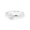 Дамски пръстен от бяло злато с диамант 0.30Ct