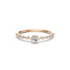 Дамски пръстен от розово злато с диаманти 0.30Ct и 0.16Ct Cara Diamanti K101-10144R(4.2)/14K
