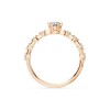 Дамски пръстен от розово злато с диаманти 0.30Ct и 0.16Ct Cara Diamanti K101-10144R(4.2)/14K