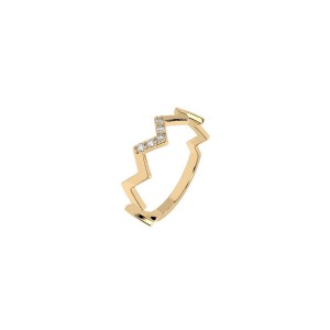Златен дамски пръстен с диаманти Cara Diamanti K101-10162/1
