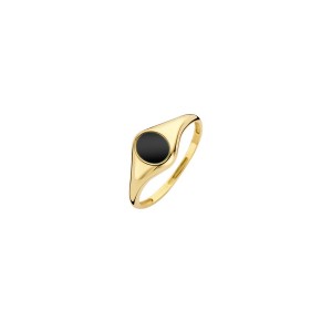 Златен дамски пръстен с оникс Blush 1219YON