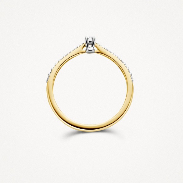 Златен дамски пръстен с диаманти Blush 1657BDI