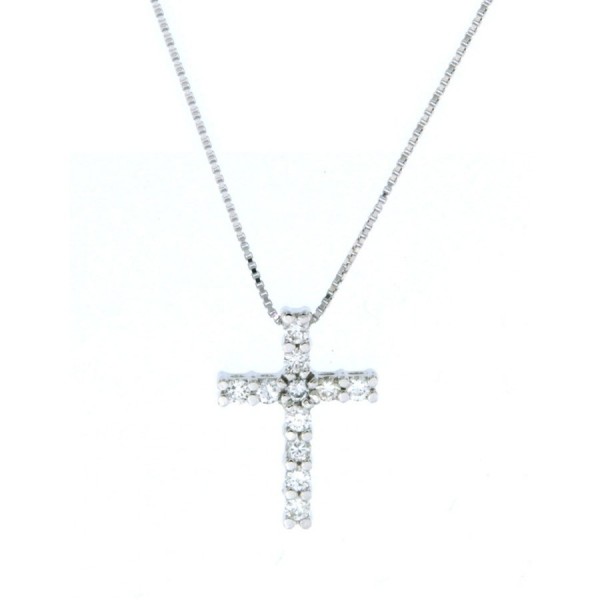 Дамско златно колие с диаманти Cara Diamanti CLN1338W