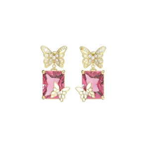 Дамски обеци с емайл Guess JUBE04089JWYGLPT/U