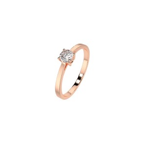 Дамски пръстен от розово злато с диамант 0.30Ct Cara Diamanti K101-10012/1R(4.2)/14K