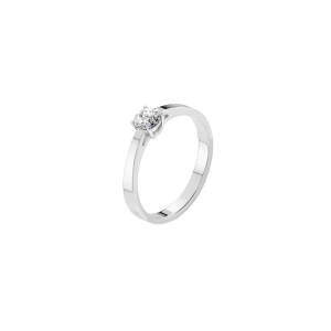 Дамски пръстен от бяло злато с диамант 0.40Ct