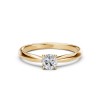 Златен дамски пръстен с диамант 0.50Ct