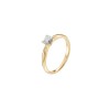 Златен дамски пръстен с диамант 0.50Ct