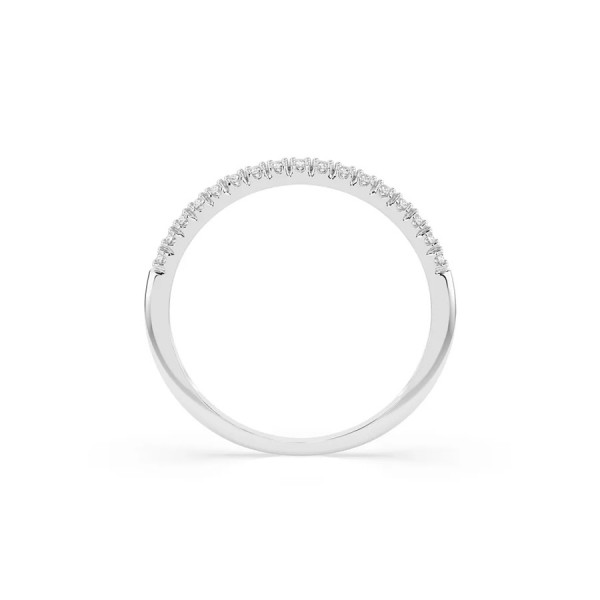 Дамски пръстен от бяло злато с диаманти 0.14Ct Cara Diamanti K101-10076W/14K